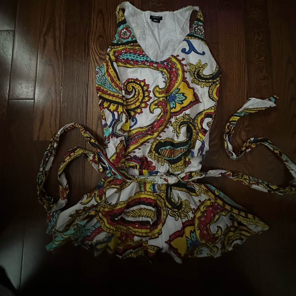 Miss Sixty Multicolor Paisley Mini Dress
